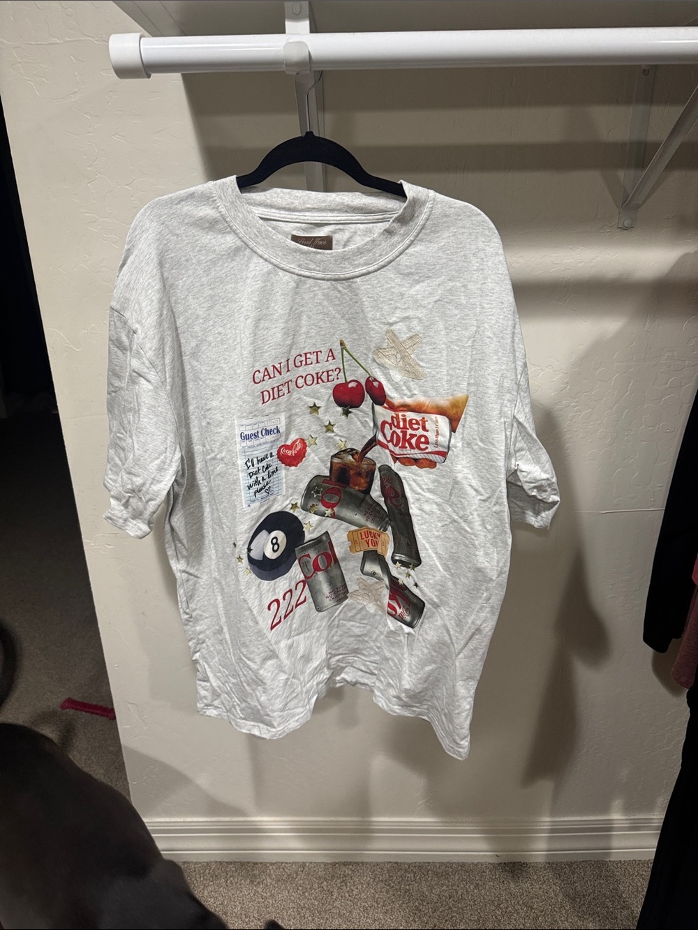 Smaller Sam merch Diet Coke tee
